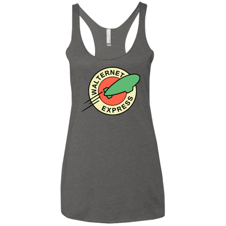 T-Shirts Premium Heather / X-Small Walternet Express Women's Triblend Racerback Tank