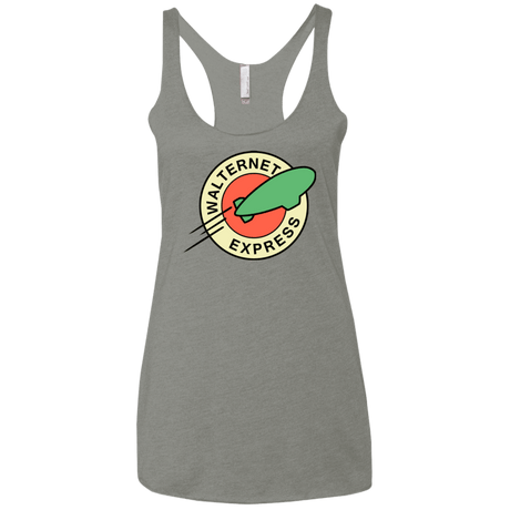 T-Shirts Venetian Grey / X-Small Walternet Express Women's Triblend Racerback Tank