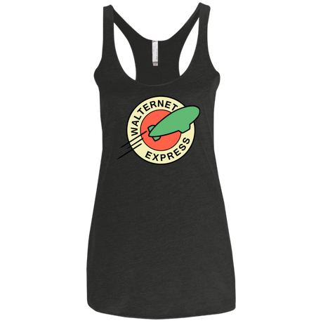 T-Shirts Vintage Black / X-Small Walternet Express Women's Triblend Racerback Tank