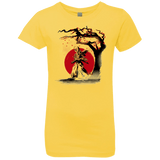 T-Shirts Vibrant Yellow / YXS wandering samurai Girls Premium T-Shirt