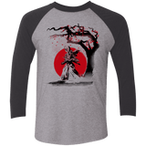 T-Shirts Premium Heather/ Vintage Black / X-Small wandering samurai Men's Triblend 3/4 Sleeve