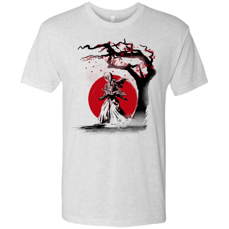 T-Shirts Heather White / Small wandering samurai Men's Triblend T-Shirt