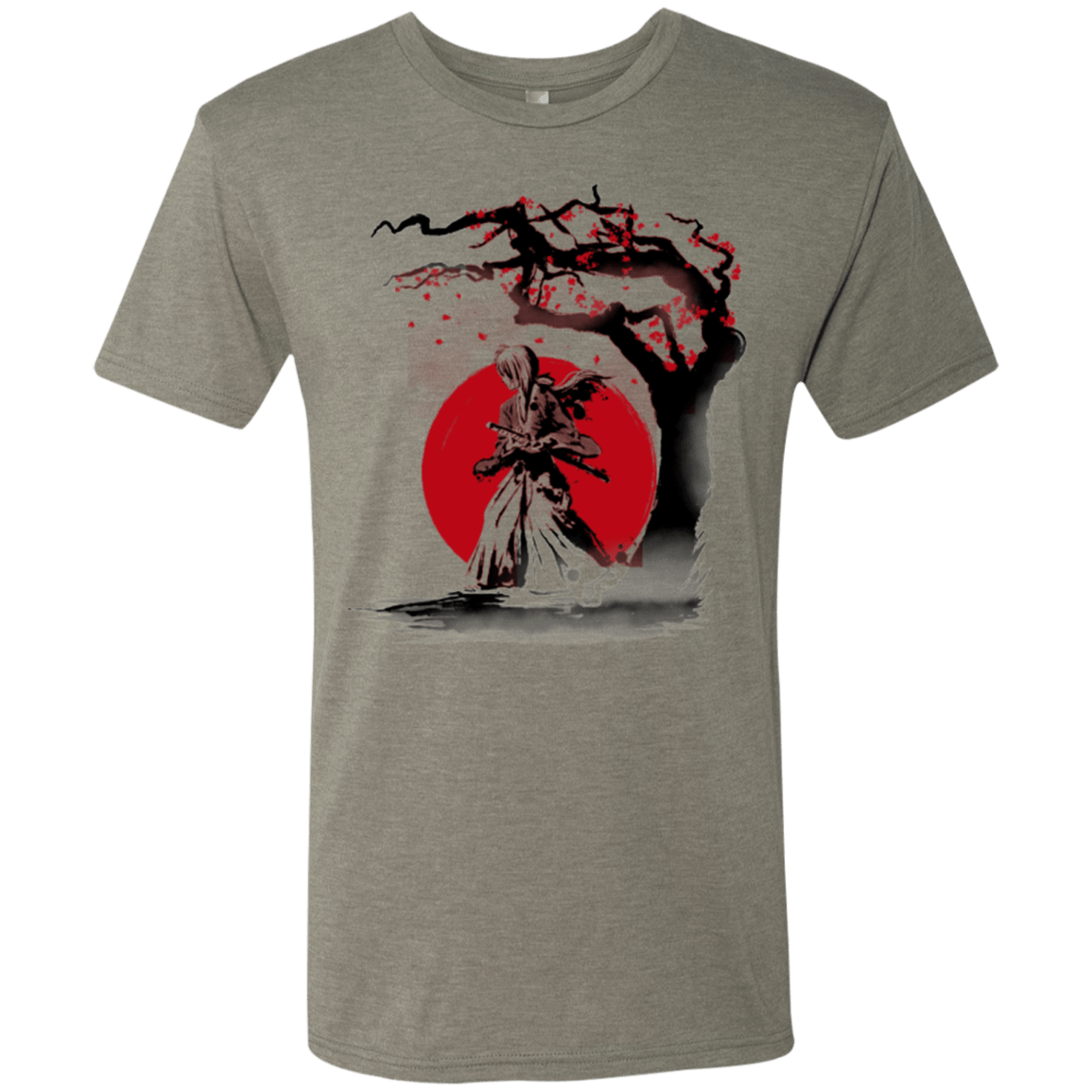T-Shirts Venetian Grey / Small wandering samurai Men's Triblend T-Shirt