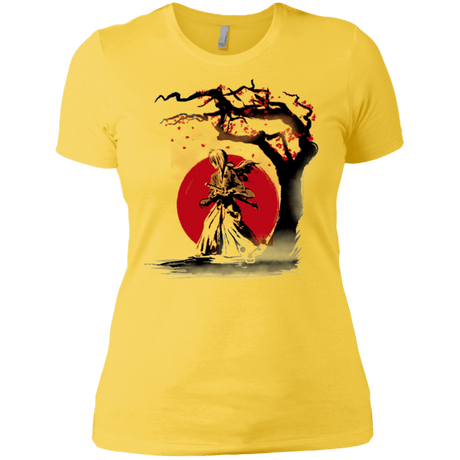T-Shirts Vibrant Yellow / X-Small wandering samurai Women's Premium T-Shirt