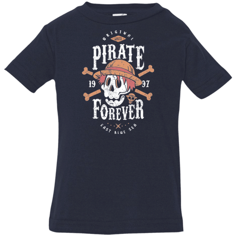 T-Shirts Navy / 6 Months Wanted Pirate Forever Infant Premium T-Shirt