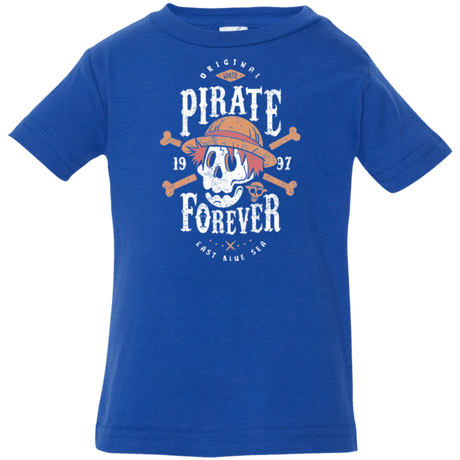 T-Shirts Royal / 6 Months Wanted Pirate Forever Infant Premium T-Shirt