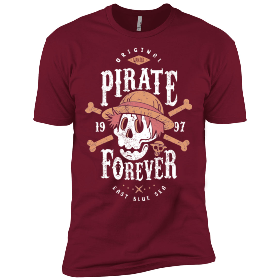 T-Shirts Cardinal / X-Small Wanted Pirate Forever Men's Premium T-Shirt