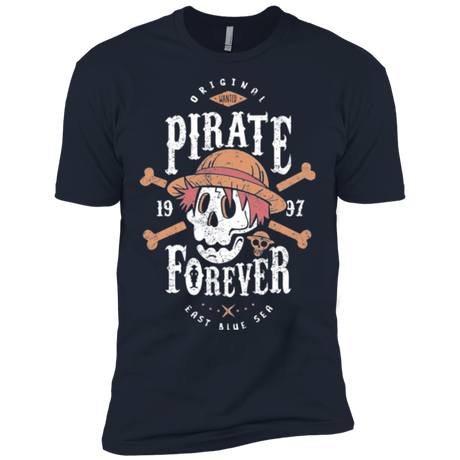 T-Shirts Midnight Navy / X-Small Wanted Pirate Forever Men's Premium T-Shirt