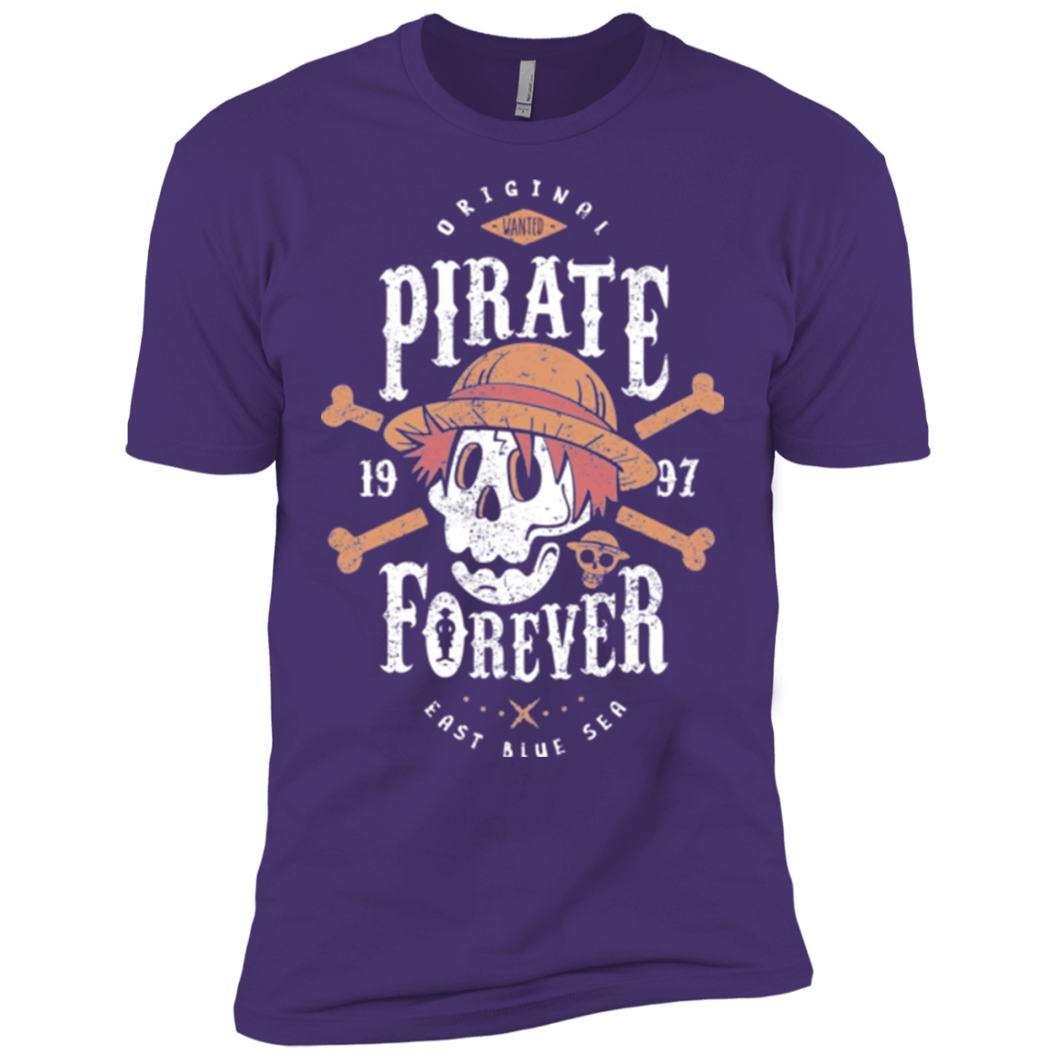 T-Shirts Purple / X-Small Wanted Pirate Forever Men's Premium T-Shirt