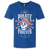 T-Shirts Royal / X-Small Wanted Pirate Forever Men's Premium V-Neck
