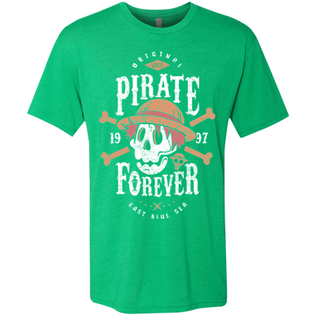 T-Shirts Envy / Small Wanted Pirate Forever Men's Triblend T-Shirt