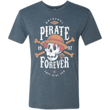 T-Shirts Indigo / Small Wanted Pirate Forever Men's Triblend T-Shirt