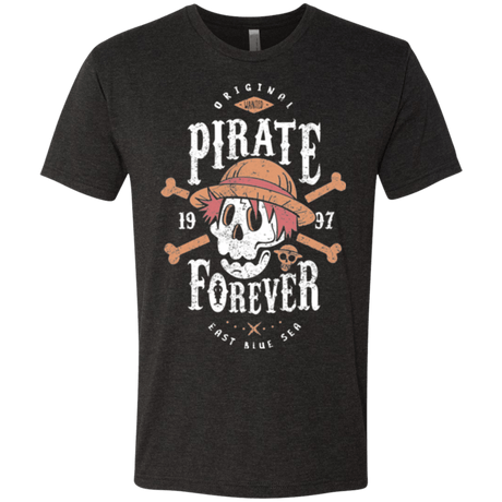 T-Shirts Vintage Black / Small Wanted Pirate Forever Men's Triblend T-Shirt