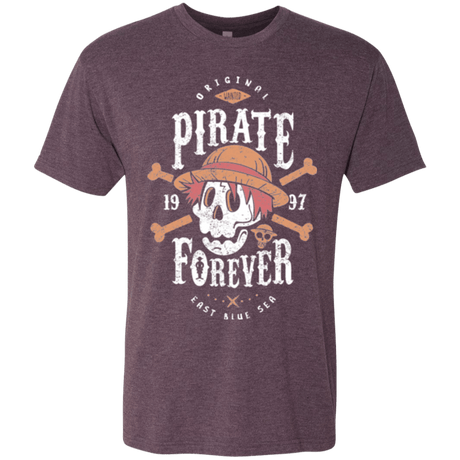 T-Shirts Vintage Purple / Small Wanted Pirate Forever Men's Triblend T-Shirt