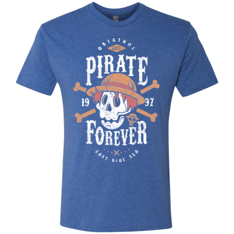 T-Shirts Vintage Royal / Small Wanted Pirate Forever Men's Triblend T-Shirt