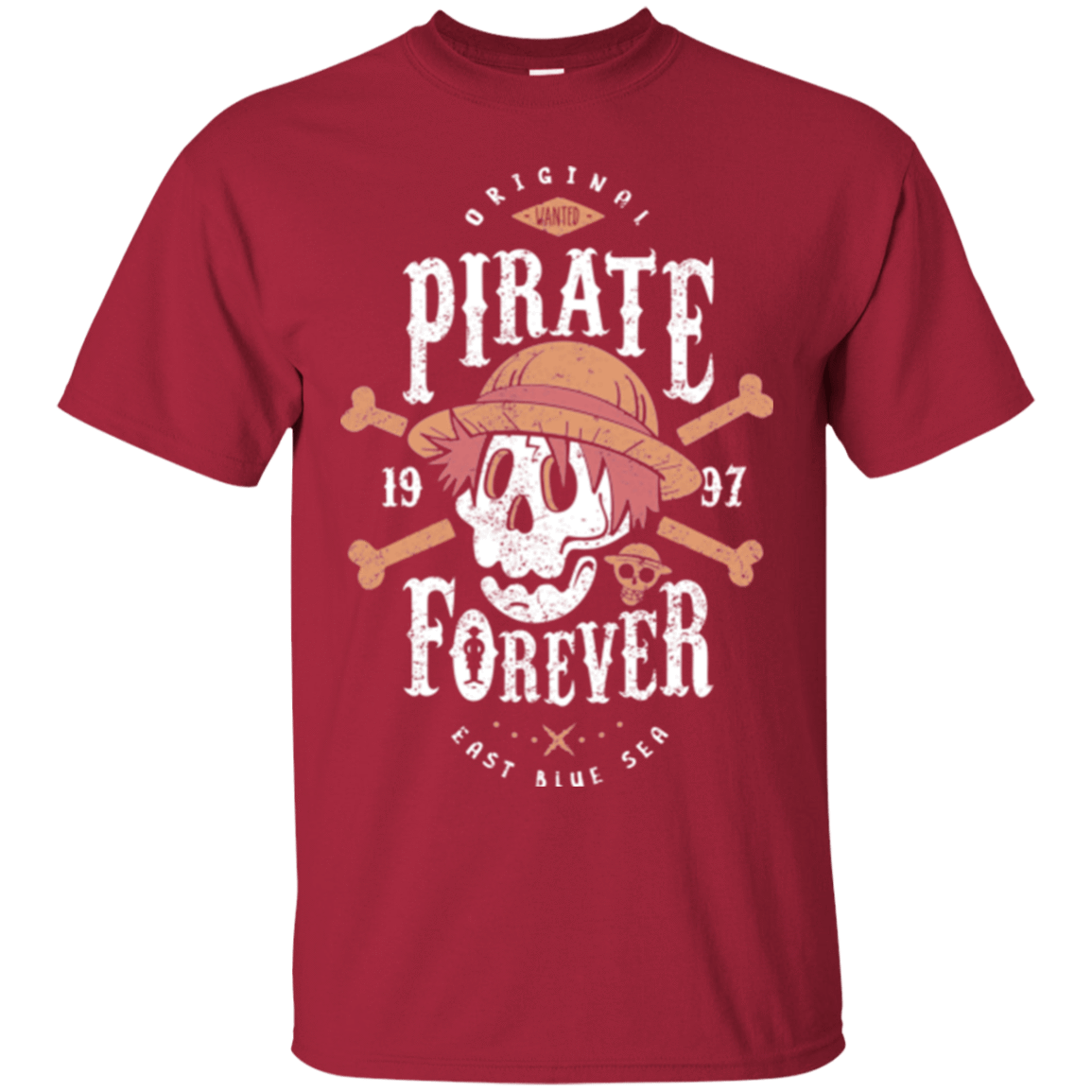 T-Shirts Cardinal / Small Wanted Pirate Forever T-Shirt