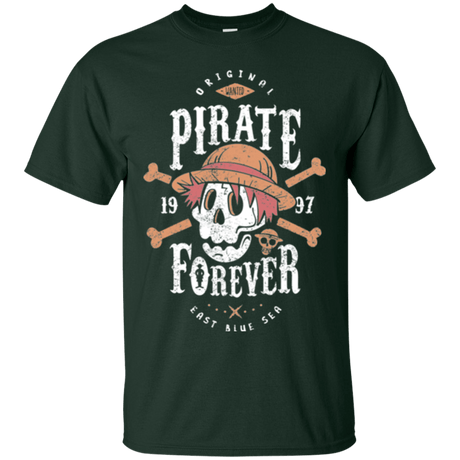 T-Shirts Forest Green / Small Wanted Pirate Forever T-Shirt