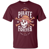 T-Shirts Maroon / Small Wanted Pirate Forever T-Shirt