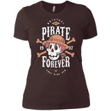 T-Shirts Dark Chocolate / X-Small Wanted Pirate Forever Women's Premium T-Shirt