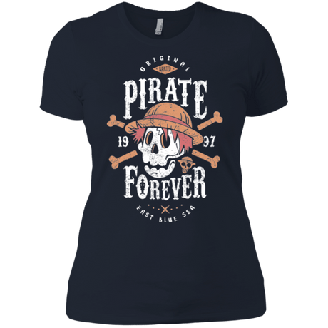 T-Shirts Midnight Navy / X-Small Wanted Pirate Forever Women's Premium T-Shirt