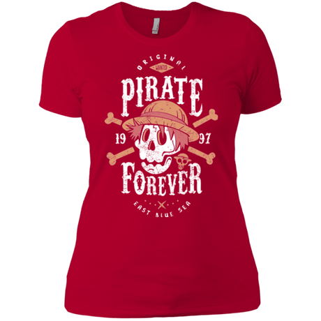 T-Shirts Red / X-Small Wanted Pirate Forever Women's Premium T-Shirt