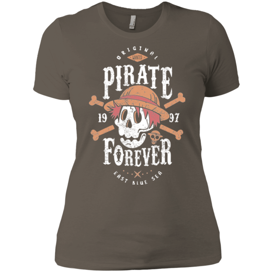 T-Shirts Warm Grey / X-Small Wanted Pirate Forever Women's Premium T-Shirt