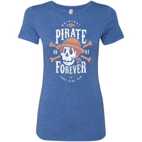 T-Shirts Vintage Royal / Small Wanted Pirate Forever Women's Triblend T-Shirt