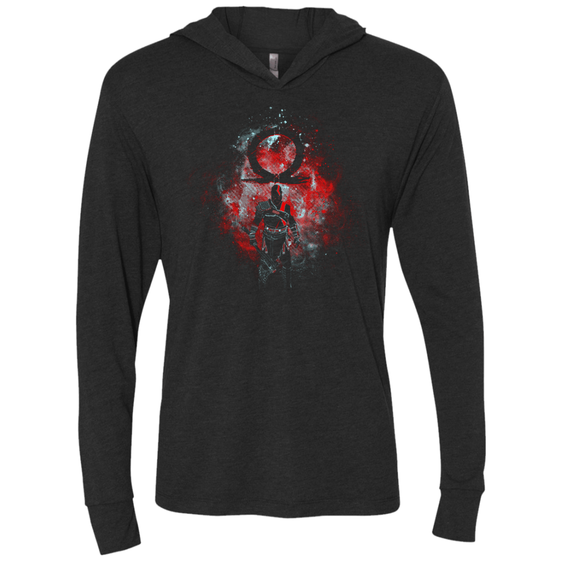 T-Shirts Vintage Black / X-Small WAR ART Triblend Long Sleeve Hoodie Tee