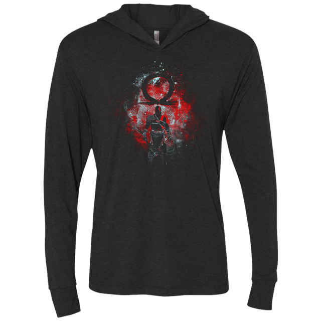 T-Shirts Vintage Black / X-Small WAR ART Triblend Long Sleeve Hoodie Tee