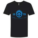 T-Shirts Black / X-Small War Boy Lovely Day Men's Premium V-Neck