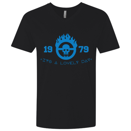 T-Shirts Black / X-Small War Boy Lovely Day Men's Premium V-Neck