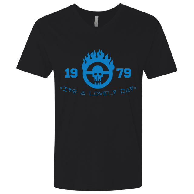 T-Shirts Black / X-Small War Boy Lovely Day Men's Premium V-Neck