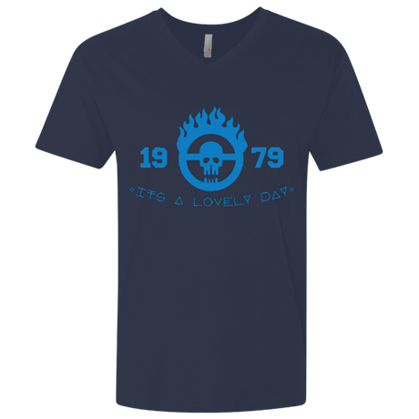 T-Shirts Midnight Navy / X-Small War Boy Lovely Day Men's Premium V-Neck