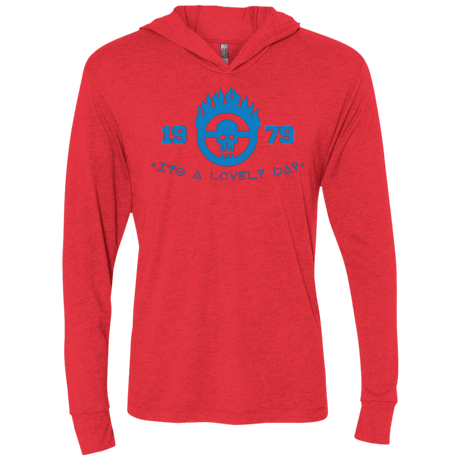 T-Shirts Vintage Red / X-Small War Boy Lovely Day Triblend Long Sleeve Hoodie Tee