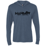 T-Shirts Indigo / X-Small War Boy Triblend Long Sleeve Hoodie Tee