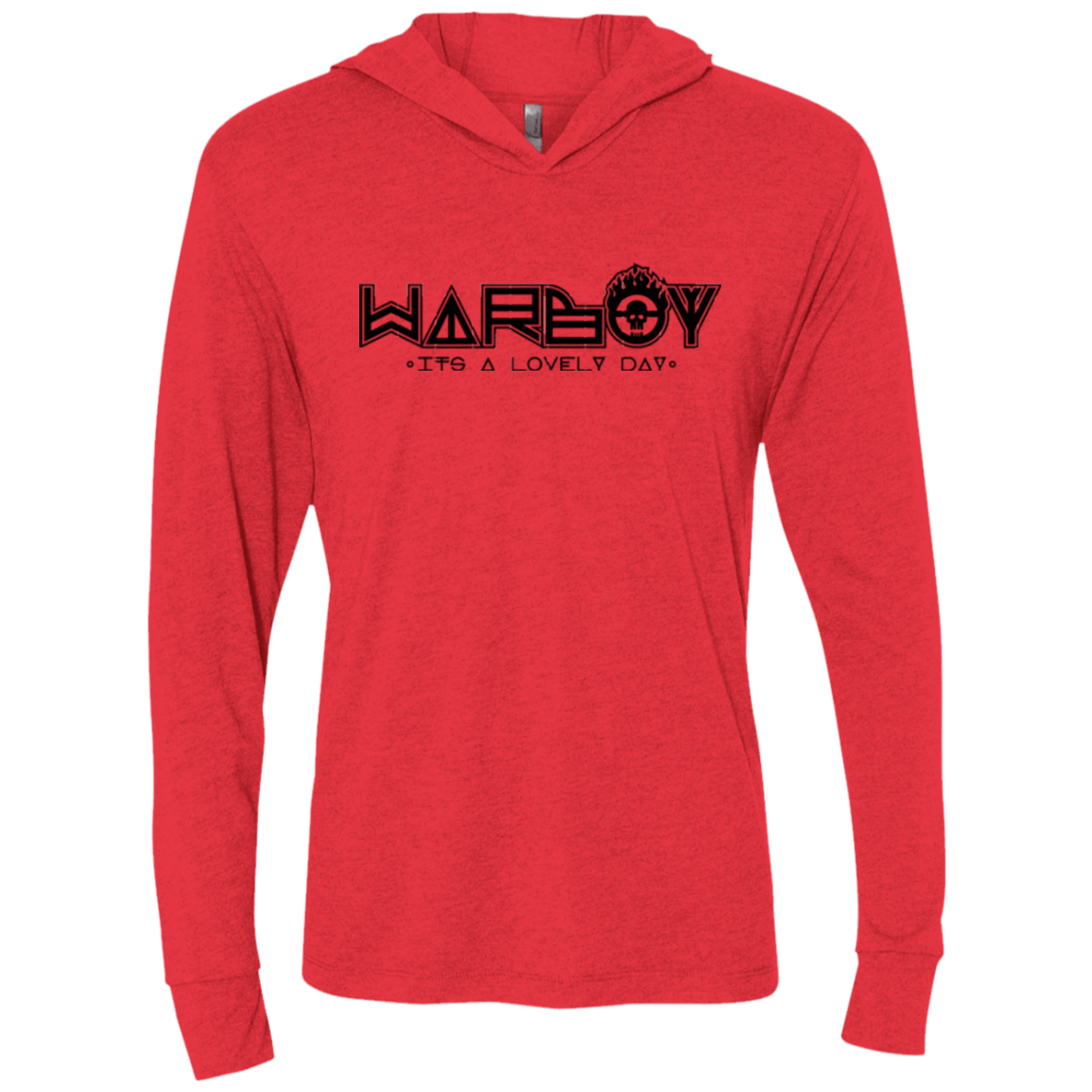 T-Shirts Vintage Red / X-Small War Boy Triblend Long Sleeve Hoodie Tee