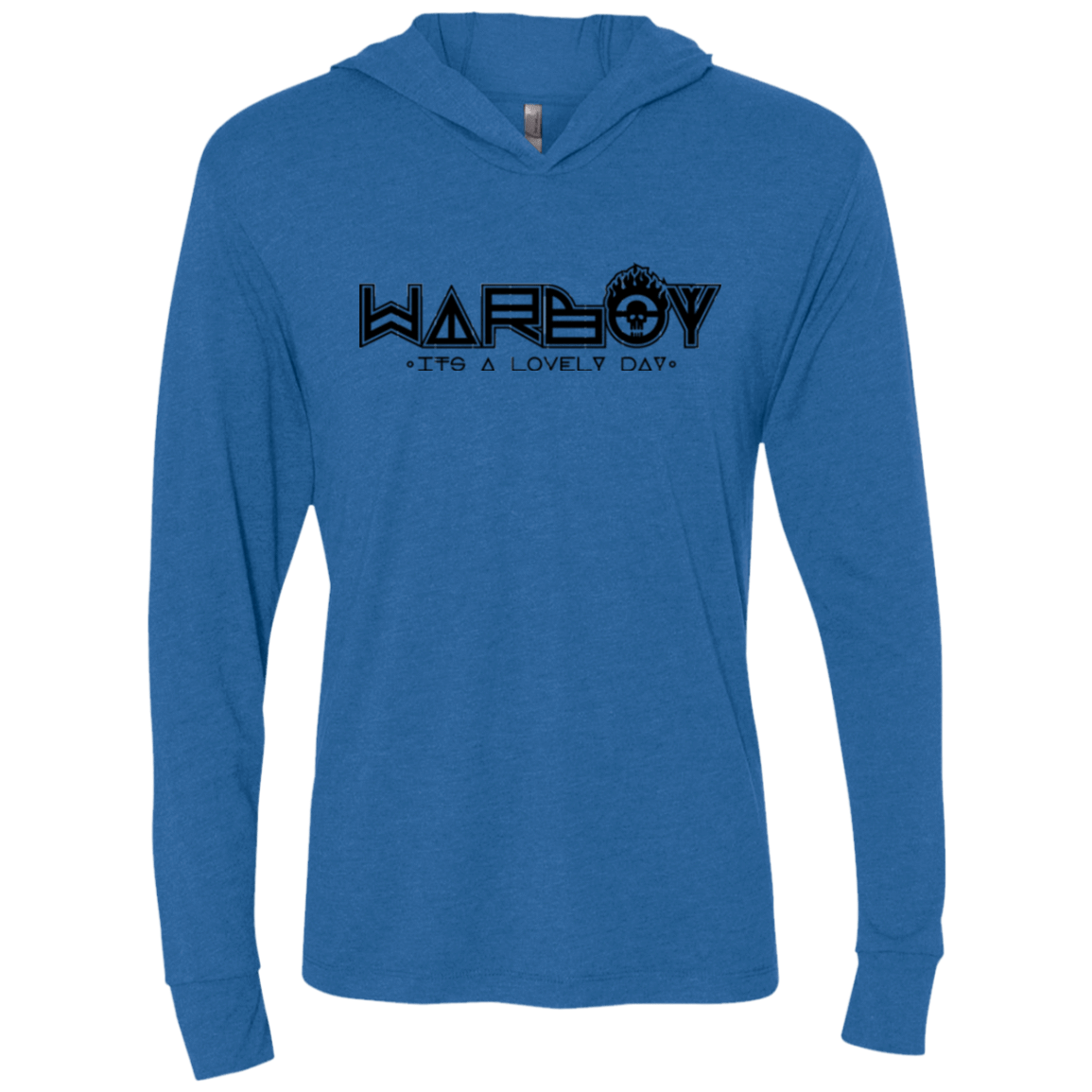 T-Shirts Vintage Royal / X-Small War Boy Triblend Long Sleeve Hoodie Tee