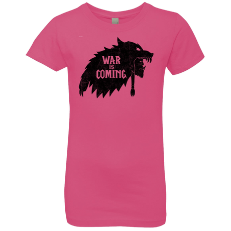 T-Shirts Hot Pink / YXS War is Coming Girls Premium T-Shirt