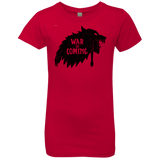 T-Shirts Red / YXS War is Coming Girls Premium T-Shirt