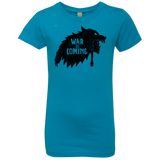 T-Shirts Turquoise / YXS War is Coming Girls Premium T-Shirt