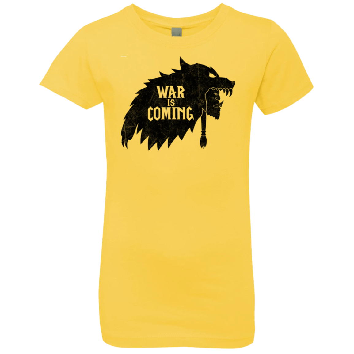 T-Shirts Vibrant Yellow / YXS War is Coming Girls Premium T-Shirt