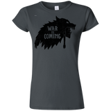 T-Shirts Charcoal / S War is Coming Junior Slimmer-Fit T-Shirt