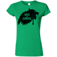 T-Shirts Irish Green / S War is Coming Junior Slimmer-Fit T-Shirt