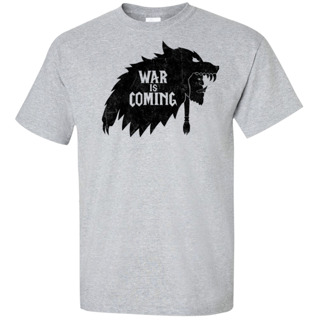 T-Shirts Sport Grey / XLT War is Coming Tall T-Shirt