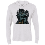 T-Shirts Heather White / X-Small War is Coming V2 Triblend Long Sleeve Hoodie Tee