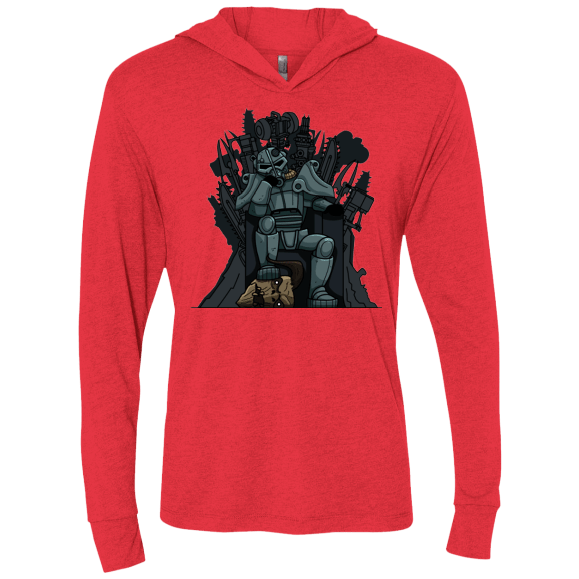 T-Shirts Vintage Red / X-Small War is Coming V2 Triblend Long Sleeve Hoodie Tee