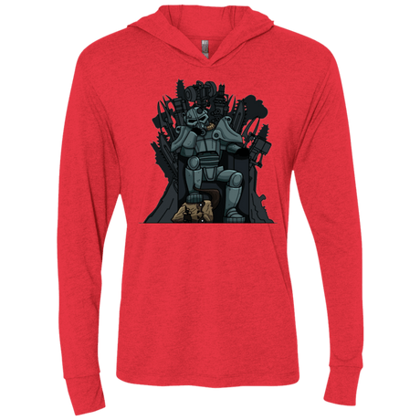 T-Shirts Vintage Red / X-Small War is Coming V2 Triblend Long Sleeve Hoodie Tee