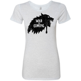 T-Shirts Heather White / S War is Coming Women's Triblend T-Shirt