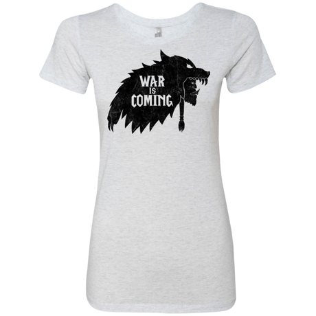 T-Shirts Heather White / S War is Coming Women's Triblend T-Shirt