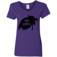 T-Shirts Purple / S War is Coming Women's V-Neck T-Shirt